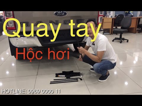 Video Vị trí bộ đồ nghề và cách hạ lốp dự phòng xe Ford... - youtube