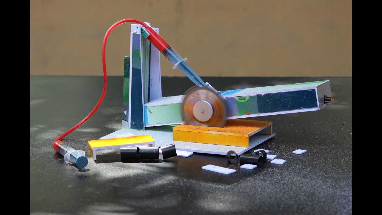 How To Make a cutter machine - hydraulic cutter - YouTube