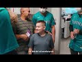 Mariners Players and Coaches Visit Seattle Children's Hospital