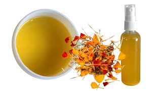 How to make healing Marigold Infused Oil And Marigold Balm for the skin screenshot 4