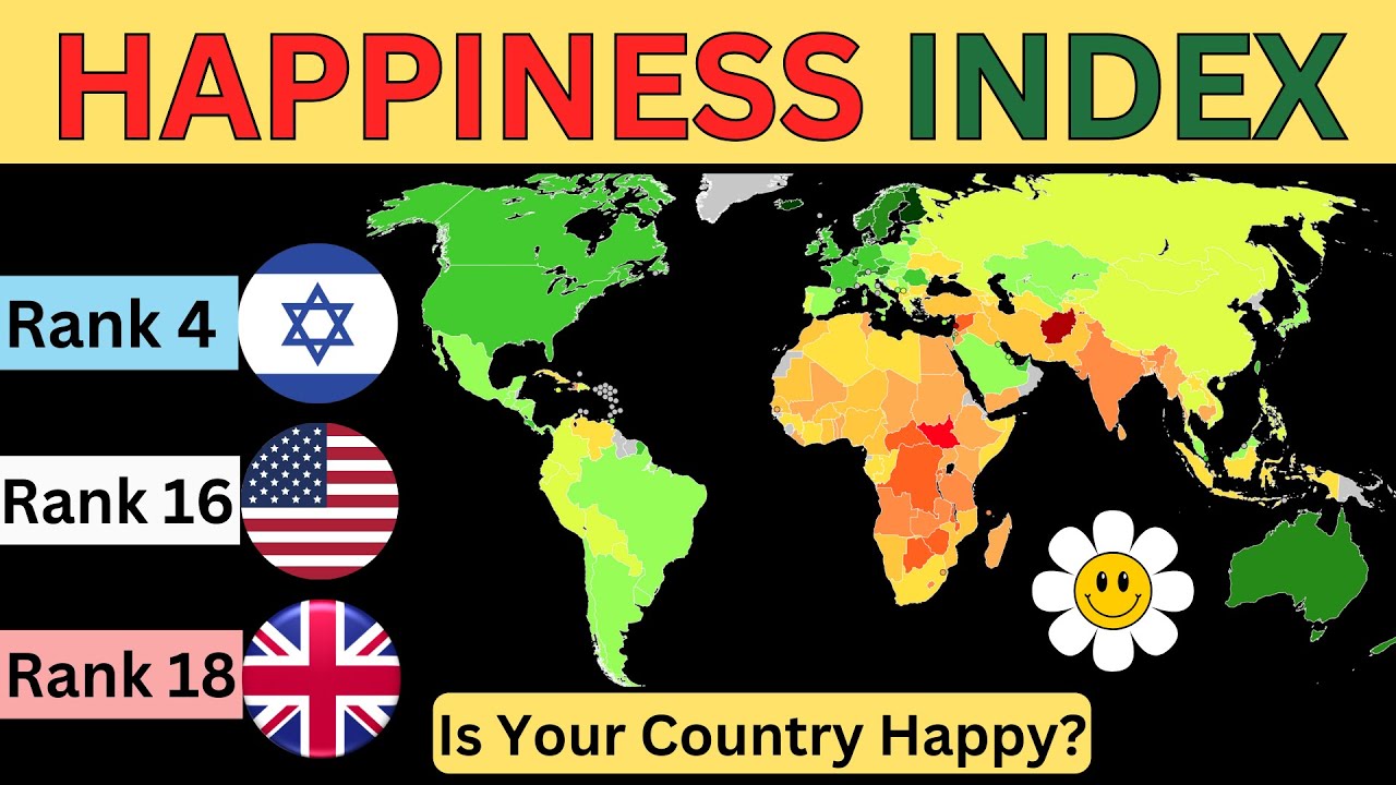 Top 50 Happiest Countries How Happy Is Your Country? YouTube