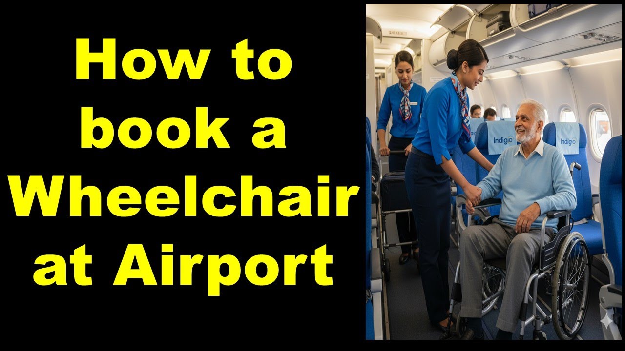 How to book a Wheel Chair at Airport for Indigo Airlines Steps to book a Wheelchair kaisay book kare