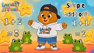 Simple Addition Song for Toddlers 🍎 1+1, 2+1 Made Easy! | Fun Math Hip-Hop