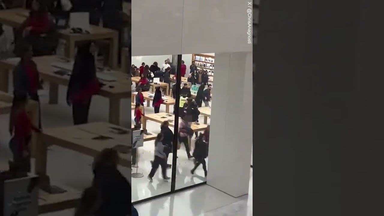 Gang of youths raid busy London Apple store