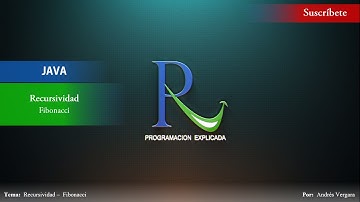 Recursividad en Java - Ejercicio 3 - Serie Fibonacci