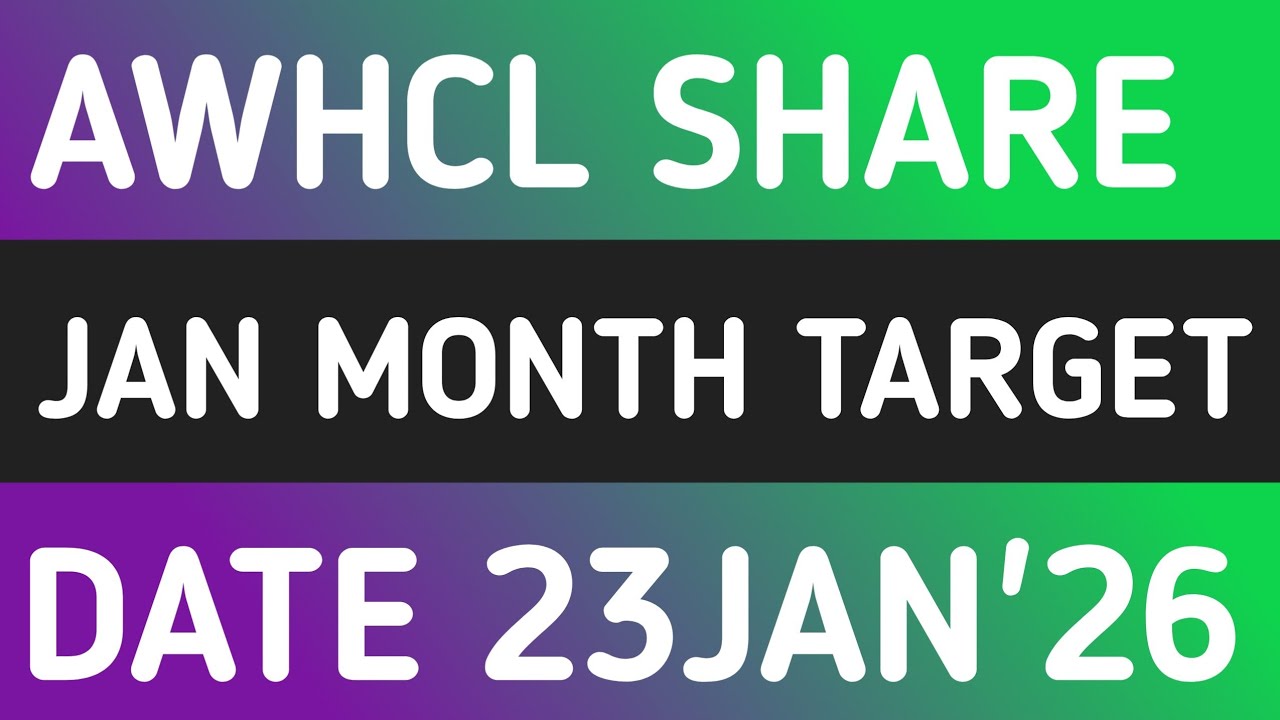 AWHCL SHARE LATEST NEWS 23JAN'26/ANTONY WASTE HANDLING CELL STOCK LATEST ANALYSIS 