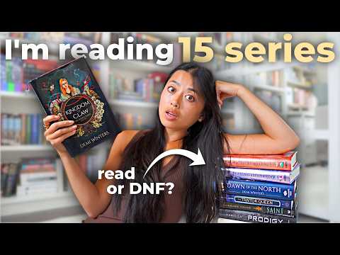 attempting to finish the 15 series I'm in the middle of (read or DNF...) 📚💕
