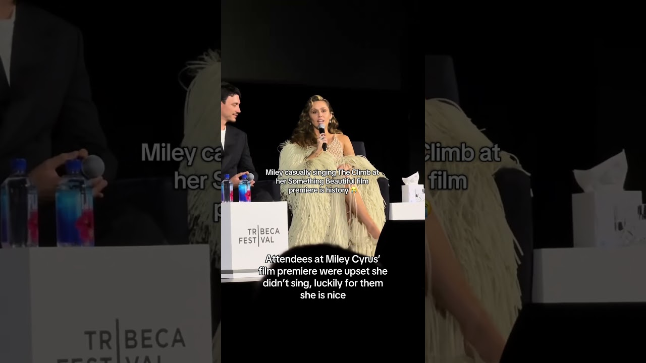 Miley Cyrus fans upset she did not sing at her film premiere