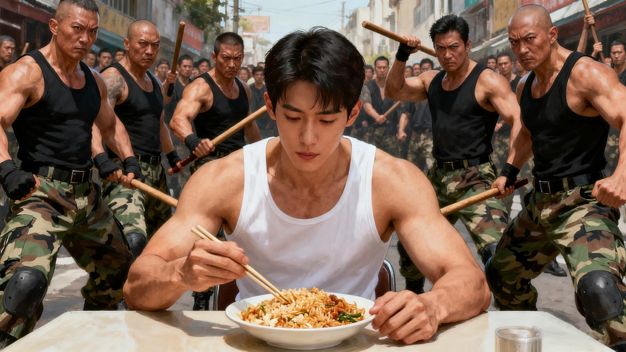 Des tyrans harcèlent un vendeur de riz frit, ignorant son vrai visage : PDG et combattant ultime !