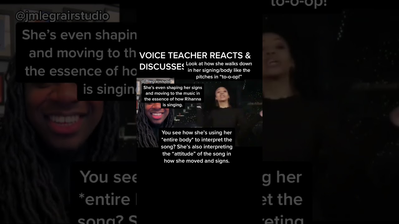 Voice Teacher Reacts to RIHANNA’S ASL INTERPRETER @ 2023 SUPER BOWL (Justina Miles)