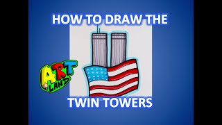 How to Draw the TWIN TOWERS