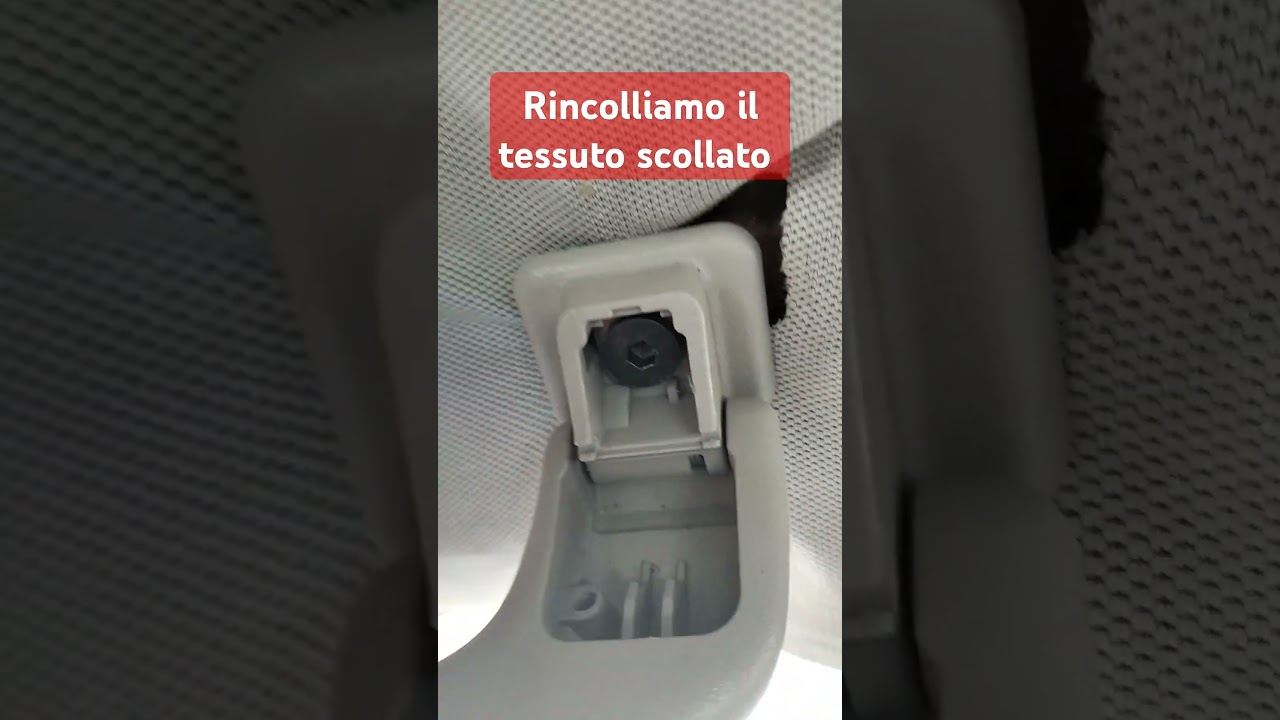 Rincolliamo il tessuto vecchio senza smontarlo 