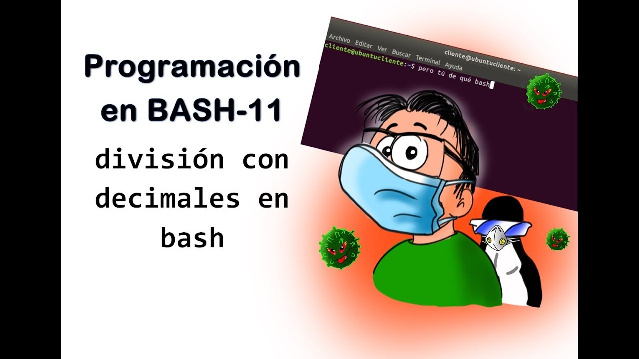 Aprende a programar en bash script - 11 división con decimales - YouTube