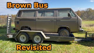Brown Bus Revisited  Vanagon Syncro Barn Find