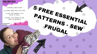 5 Essential free patterns to make for your handmade wardrobe and wear all year round