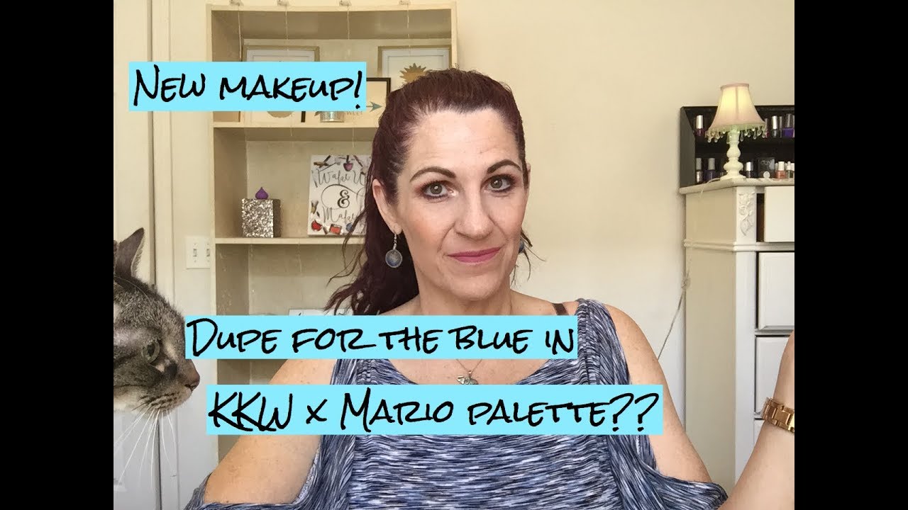 New Makeup! Dupe for the Blue in the KKW x Mario palette???💄💄💄