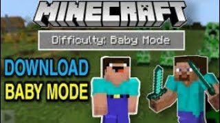 How to download Minecraft pe baby mode/ Easy mode for free screenshot 5