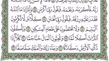 سورة الفجر || بصوت الشيخ/ فيصل مولوي