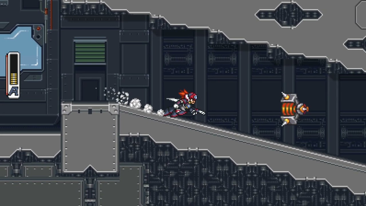 Mega Man X8 Demake Zashiko Mod - Part 1 - Noah's Park - 1st run as Axl