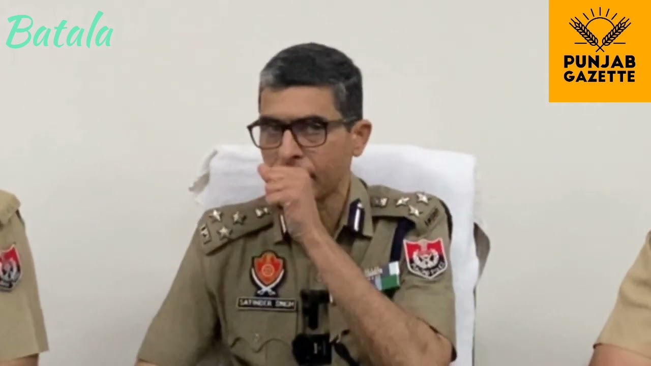 Batala Police Press Conference Regarding Shri Bhim Rao Statue