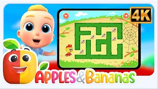 Apples & Bananas Kids App – Fun Kid-Safe Learning App with Games and Songs