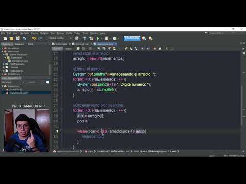 ¡PROGRAMACIÓN EN JAVA DESDE CERO! | Ordenamientos | Clase 65: Método de Inserción