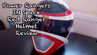 Power Rangers In Space Red Ranger helmet costume review