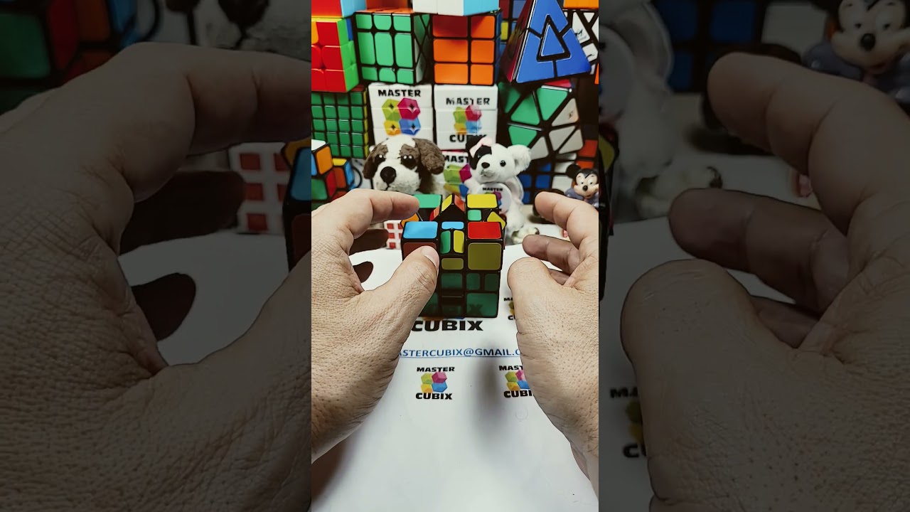 Conceptos básicos para hacer doble corona cubo Mixup plus 3x3.Terminamoa de resolverlo.#shorts