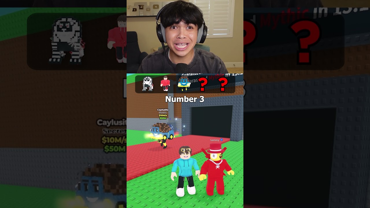 TOP 5 YOUTUBER BRAINROTS #roblox #stealabrainrot