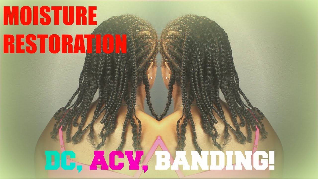 DEEP CONDITION, APPLE CIDER VINEGAR RINSE AND BANDING PART 3 OF 4
