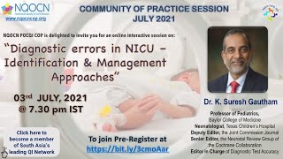 Diagnostic Errors in Pediatrics - July 2021 COP session NQOCN