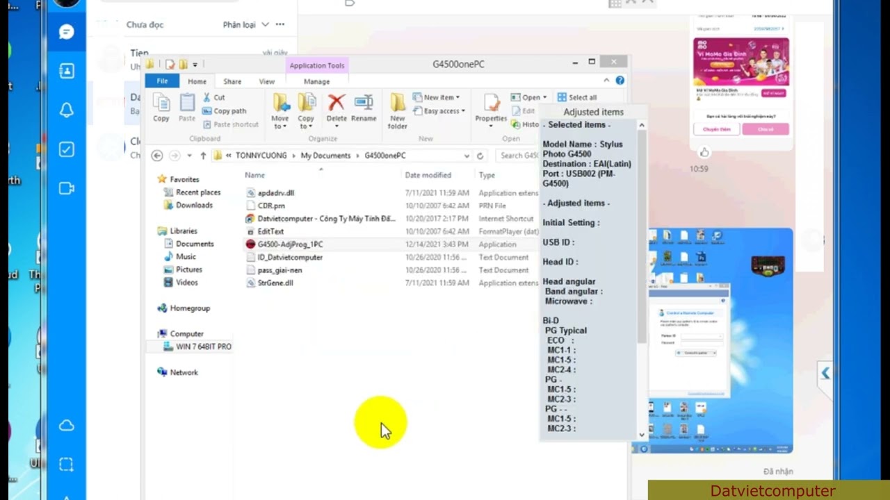 Hướng dẫn Reset EPSON PM-G4500, Download Phần mềm... - youtube