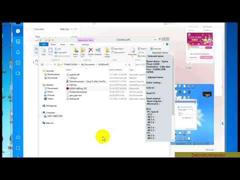 Video Hướng dẫn Reset EPSON PM-G4500, Download Phần mềm... - youtube