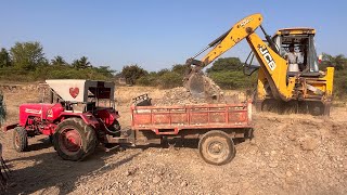 Jcb 3dx Backhoe Mud Loading Trolley In Mahindra Arjun & Massey Ferguson Tractor l