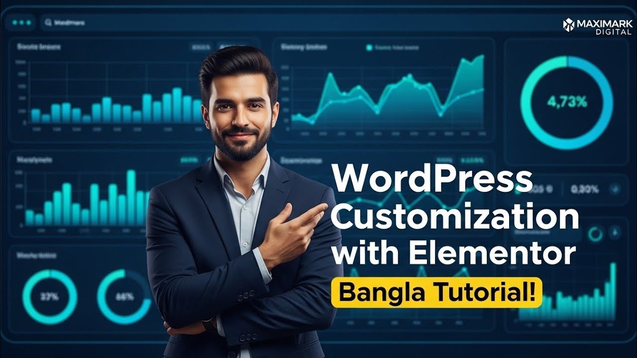 Live WordPress Design | Build free website | WordPress Customization Full Course Bangla 2025