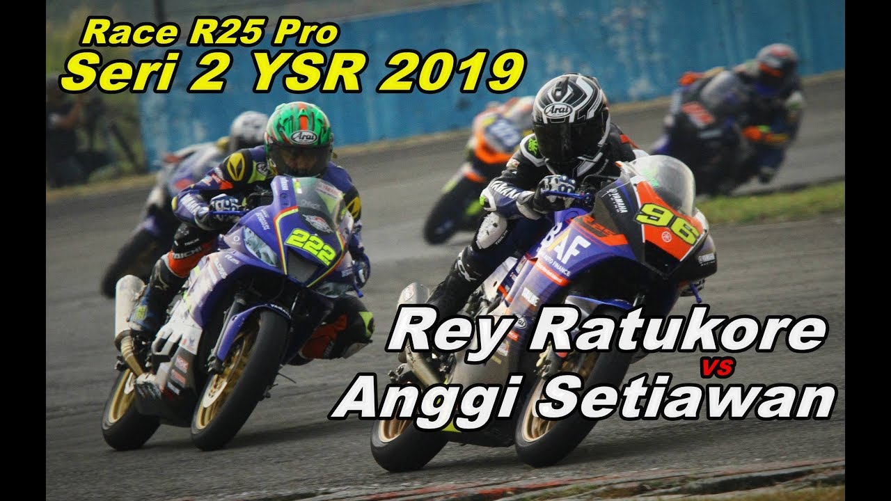 Duel Sengit Rey Ratukore VS Anggi Setiawan di Race R25 Pro