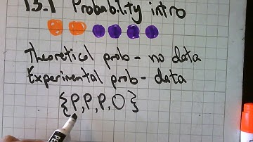 13.1 theoretical and experimental probability