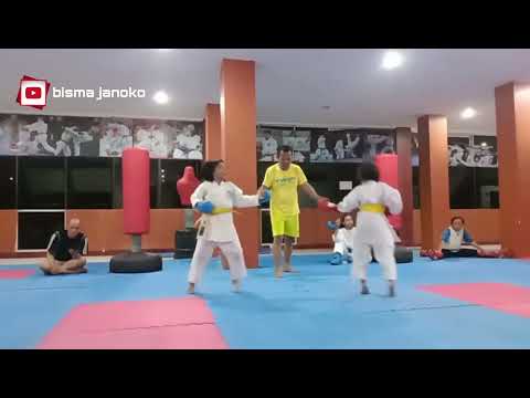 Latihan Kumite karate , Dojo Kejati BANJARMASIN