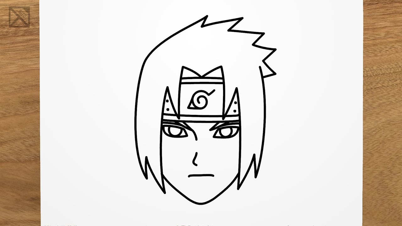 Desenhando Sasuke Uchiha (Naruto) Drawing Sasuke Uchiha 