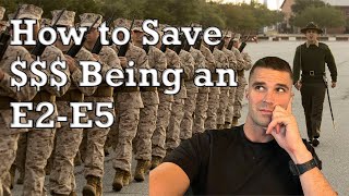 How to Save $10,000 as an E1-E5 in the Military Living in the Barracks Over Four Years!