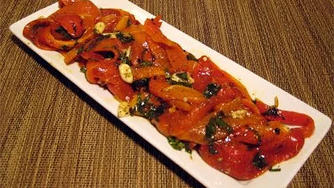 Roasted Peppers Recipe / How to Make Roasted Peppe...