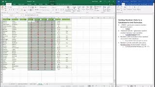 How to create random data in Excel