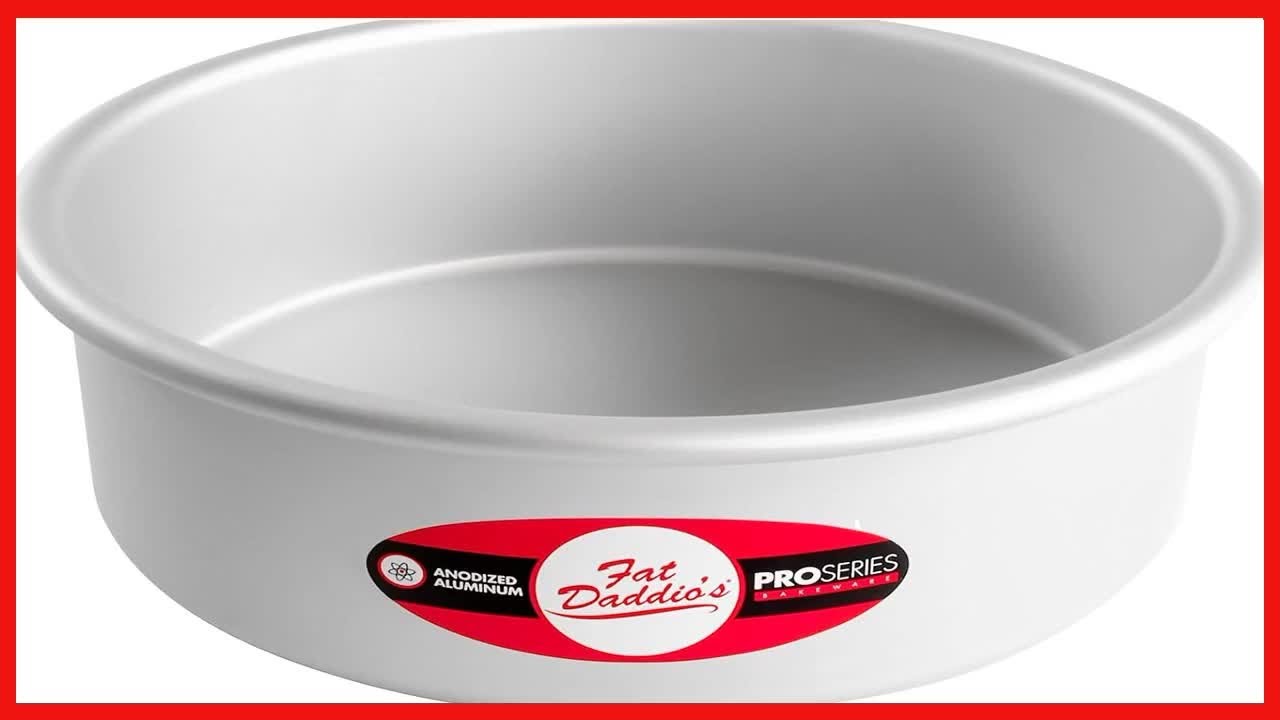 Great product -  Fat Daddio's Anodized Aluminum Round Cake Pan, 8 x 3 Inch, Silver