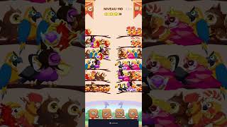 bird sort 2 color puzzle solution niveau 140 #games #gaming #puzzle #puzzlegame #androidgames