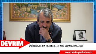 Vali̇ Sezer, Aanin Yilin Kareleri̇ 2025 Oylamasina Katildi
