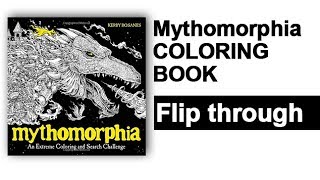 Mythomorphia Coloring Book Flip Through Kerby Rosanes