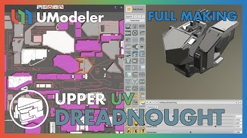 3D Modeling in Unity - Full Making Video of texturing an Upper Body in the Dreadnought with UModeler
