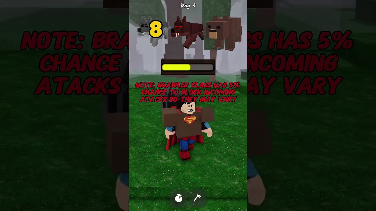 Класс бравлеров против животных в 99 ночей в лесу (Roblox)