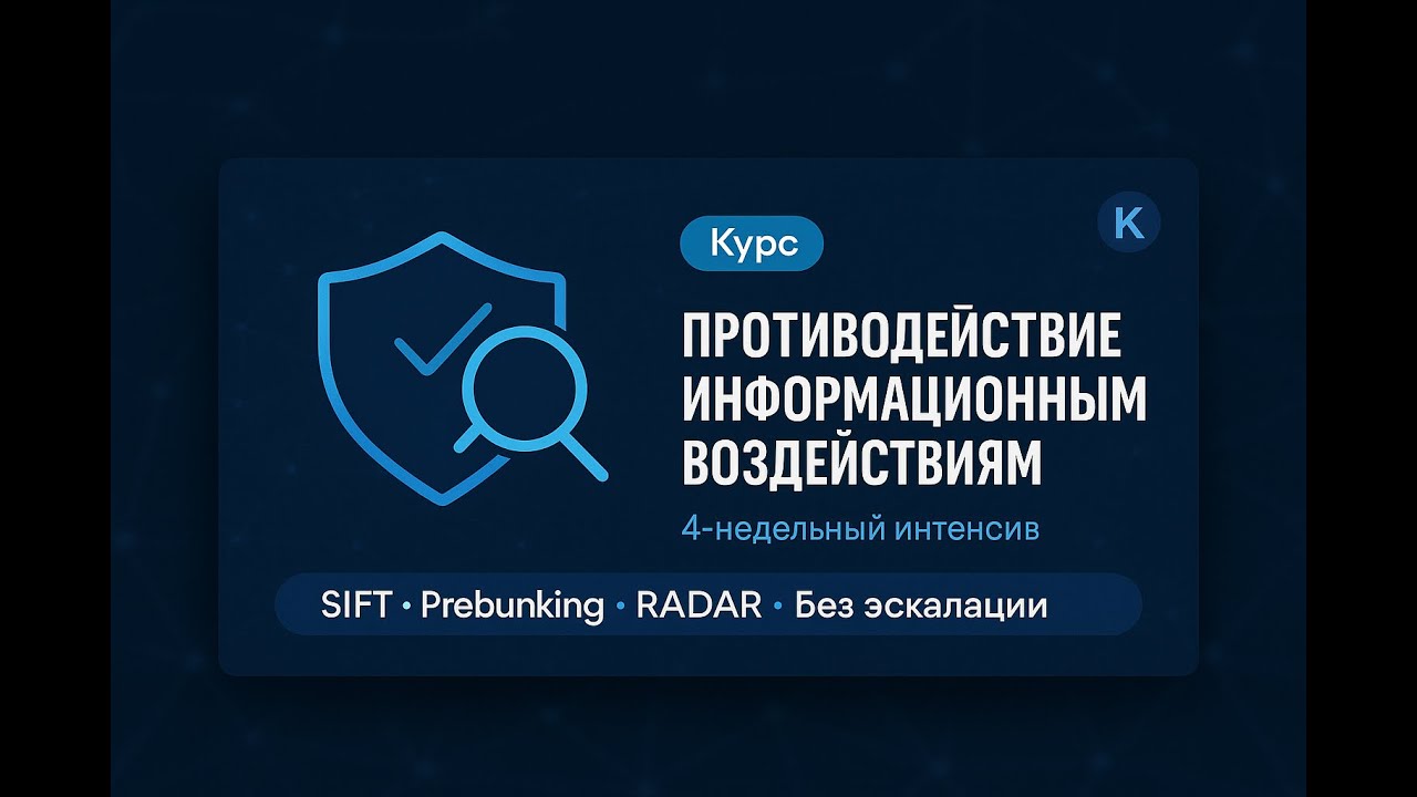 М3 Нарративы и ответы без конфликта: Prebunking + шаблоны