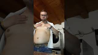 Too Tight Before Work - Breakfast Stuffing Roleplay